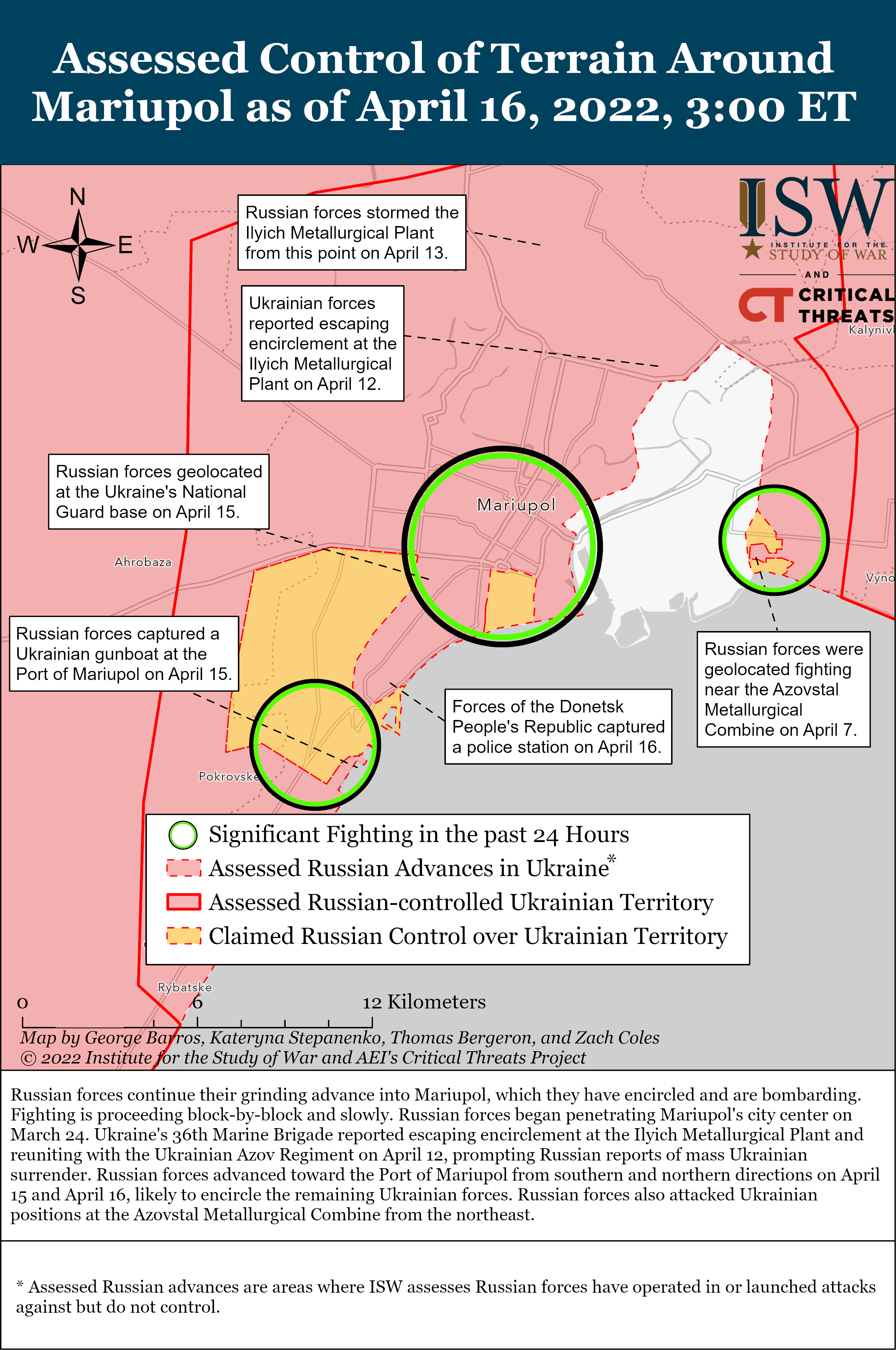 Russian Offensive Campaign Assessment, April 16 | Institute For The ...